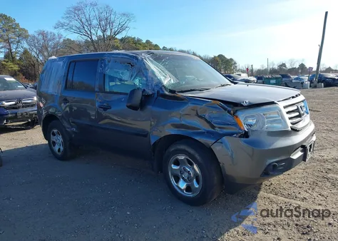 2013 Honda Pilot Lx из США, поврежденный, VIN 5FNYF4H29DB014310